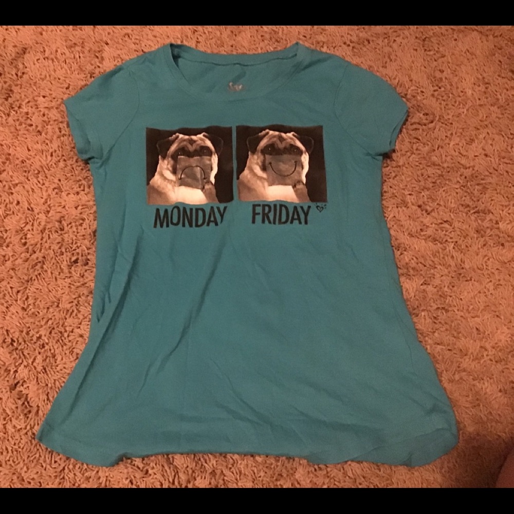 Justice Monday Friday dog t-shirt